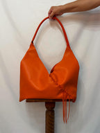Orange Origami Purse