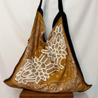 Bandana & Suede Tote Bag