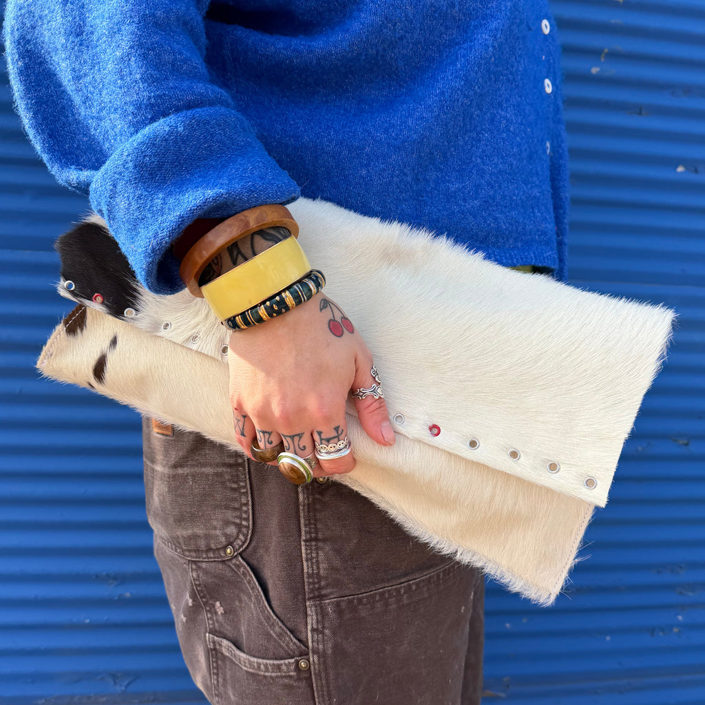 The Lovers Abstract Clutch