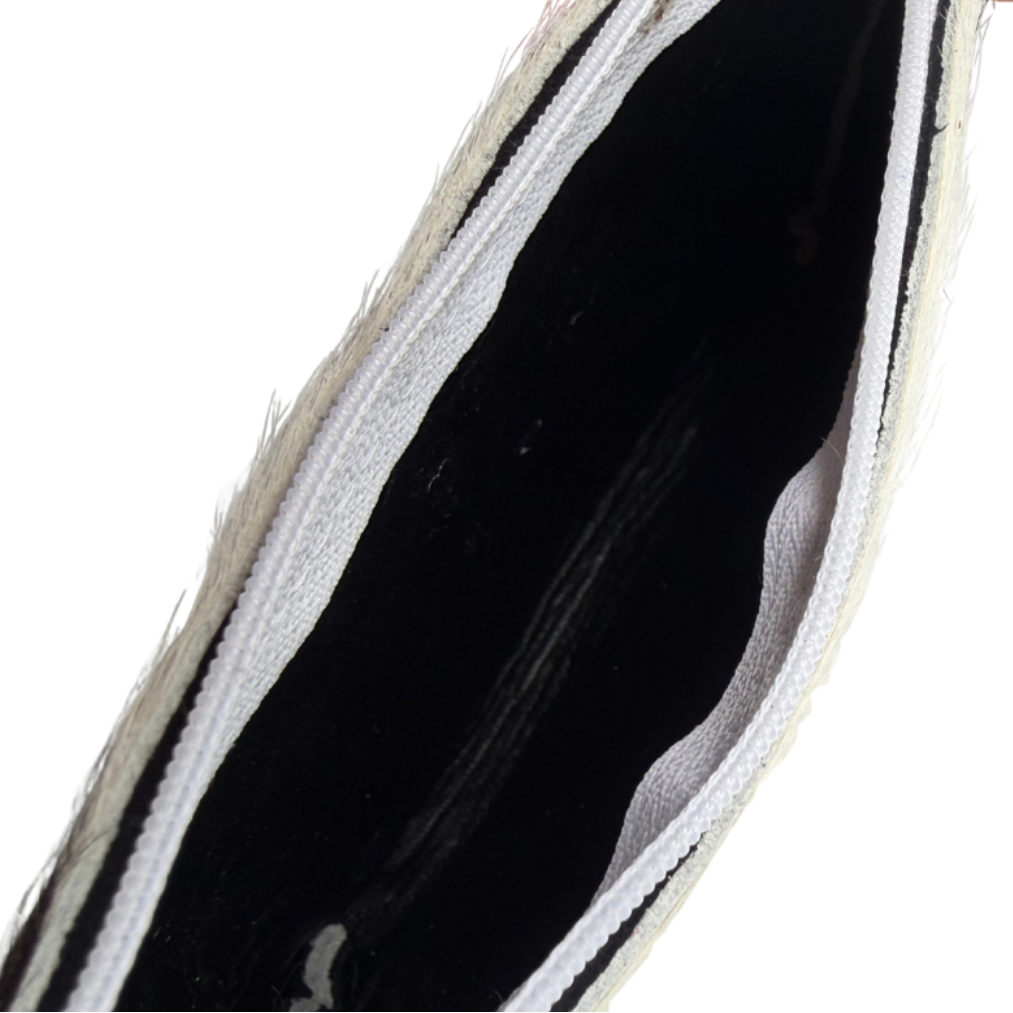 Cowhide Zipper Bag