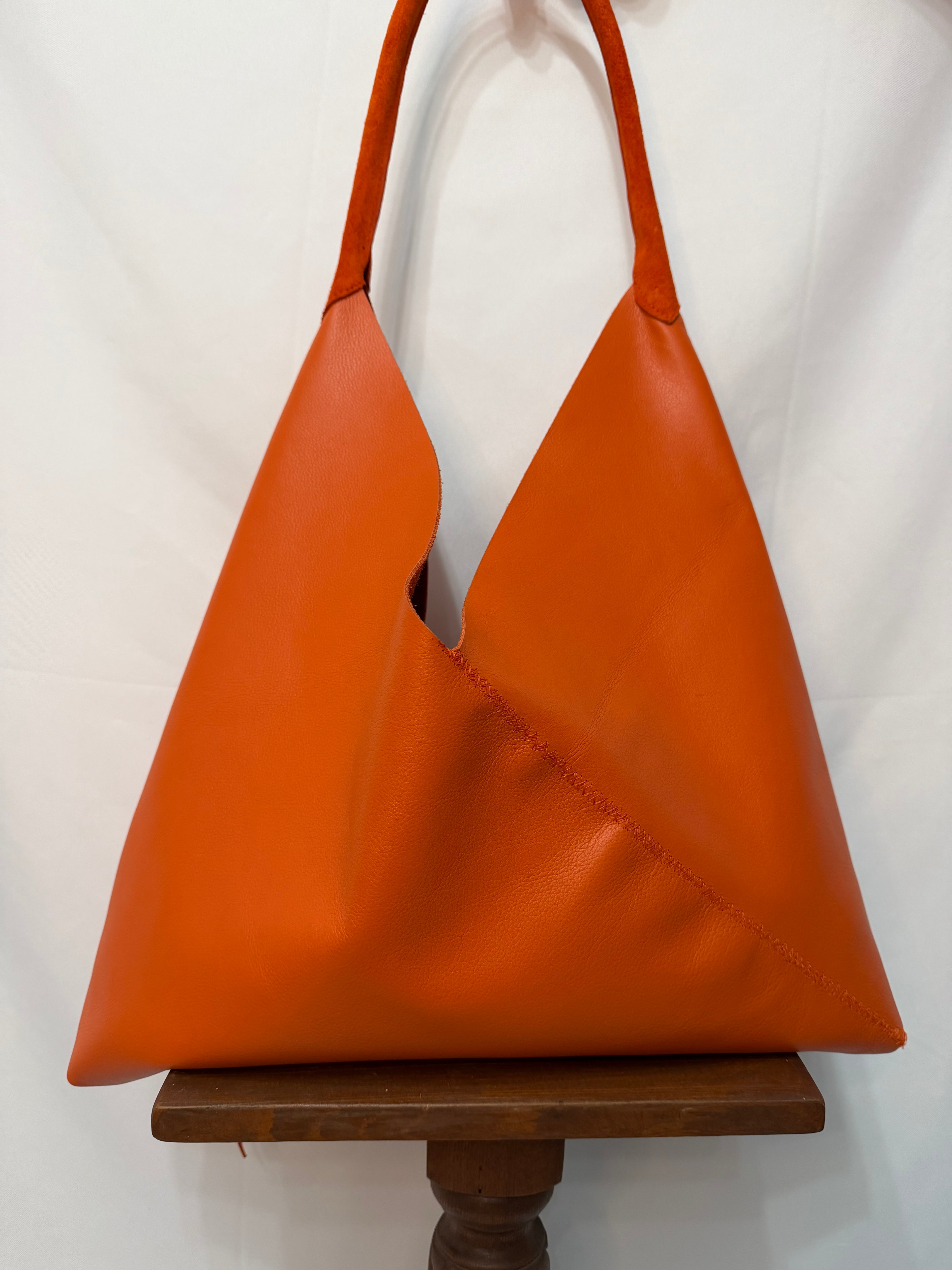 Orange Origami Purse