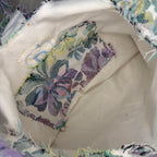 Recycled Floral Blanket Tote Bag