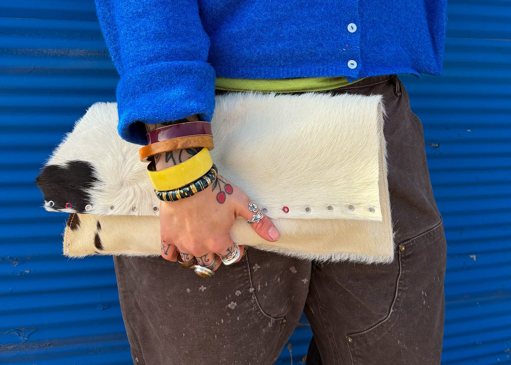 The Lovers Abstract Clutch