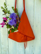 Orange Origami Purse