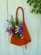 Orange Origami Purse